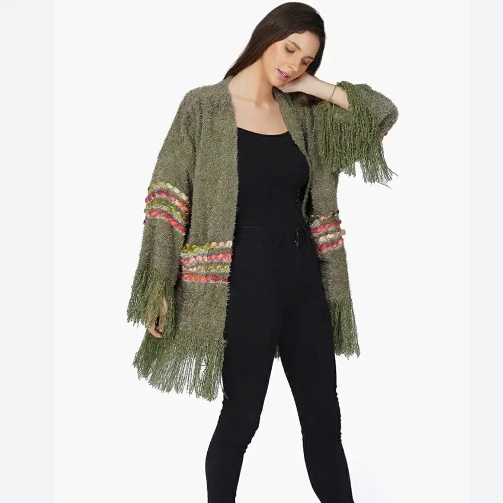 America & Beyond shrug longline cardigan Sz S/M